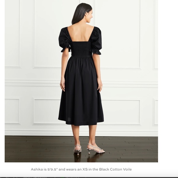 Hill House Black Midi Dress - Picture 2 of 6